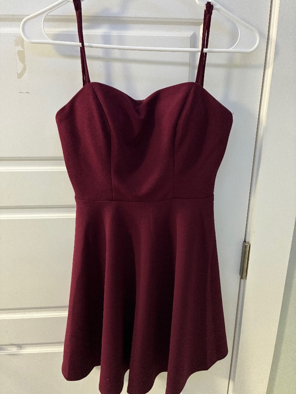 Maroon special occasion dress